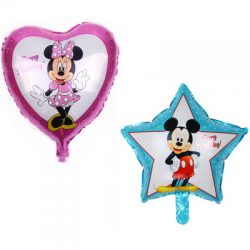 Star &Heart Mickey Mouse Foil Balloon