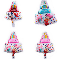 Happy Birthday Cake Mickey Mouse   Foil Balloons