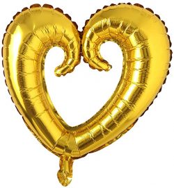 Hollow Heart Shape Foil Balloon