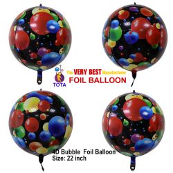 4D bubble foil balloon