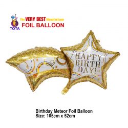 Birthday Meteor Foil Balloon