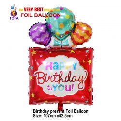 Birthday present Foil Balloon