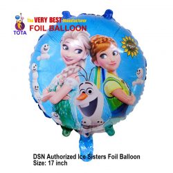 DSN Authorized Ice Sisters Foil Balloon