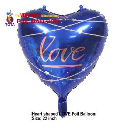 Heart shaped LOVE Foil Balloon