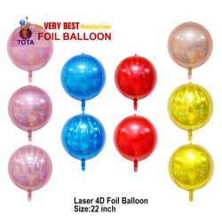 Laser 4D Foil Balloon