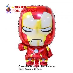 Q version Iron Man Foil Balloon