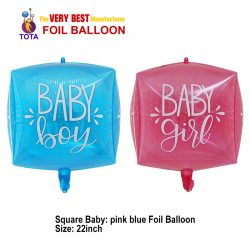 Square Baby Foil Balloon