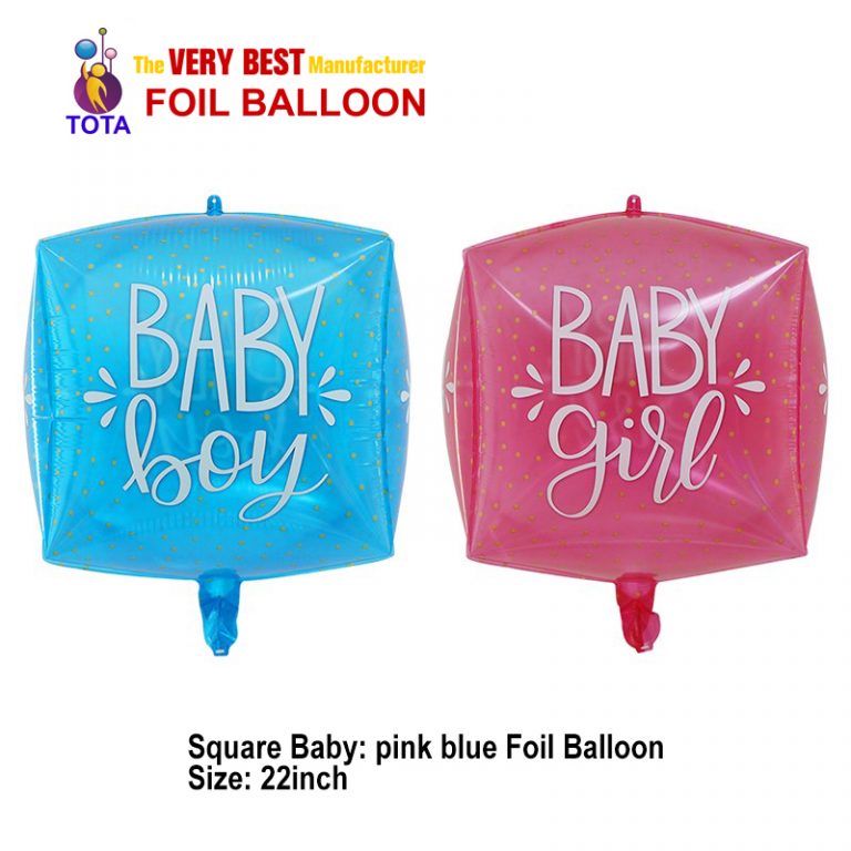 Square Baby Foil Balloon