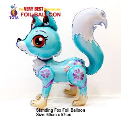Standing Fox Foil Balloon