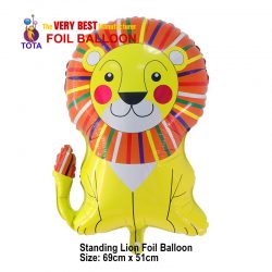 Standing Lion Foil Balloon