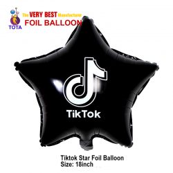 Tiktok Star foil balloon